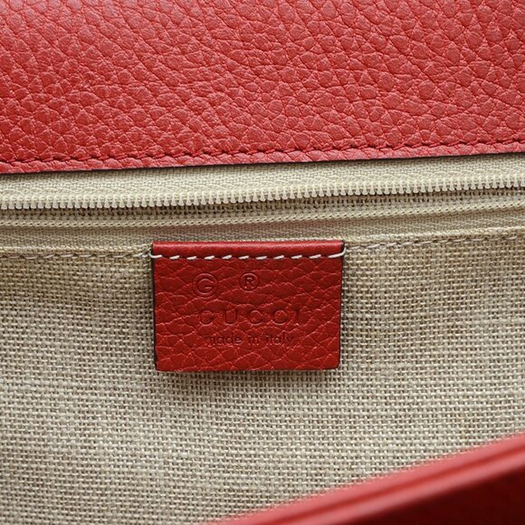 GUCCI Red Shoulder Bag - Picture 8 of 10